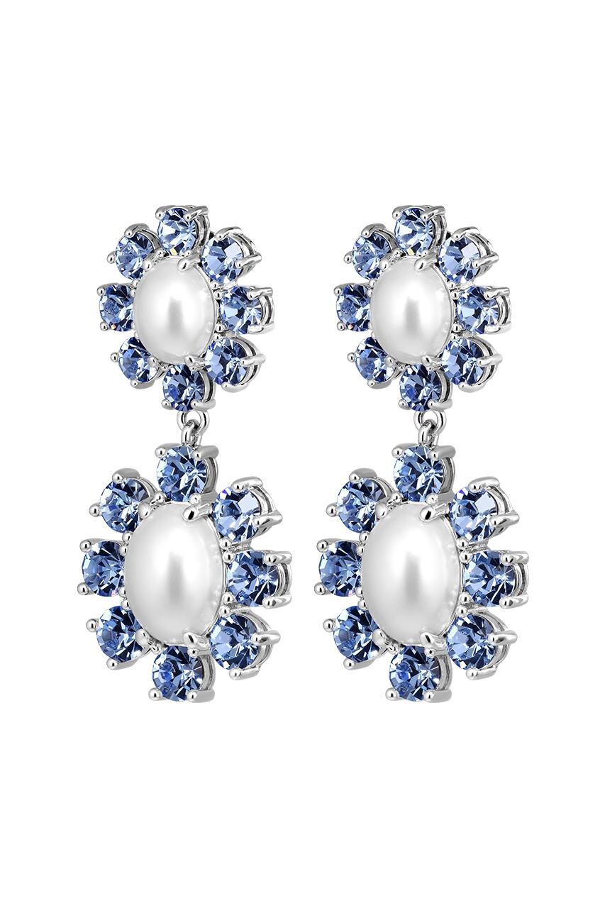 Dyrberg Kern Lina Earring, Color Silver Blue, Onesize, Women