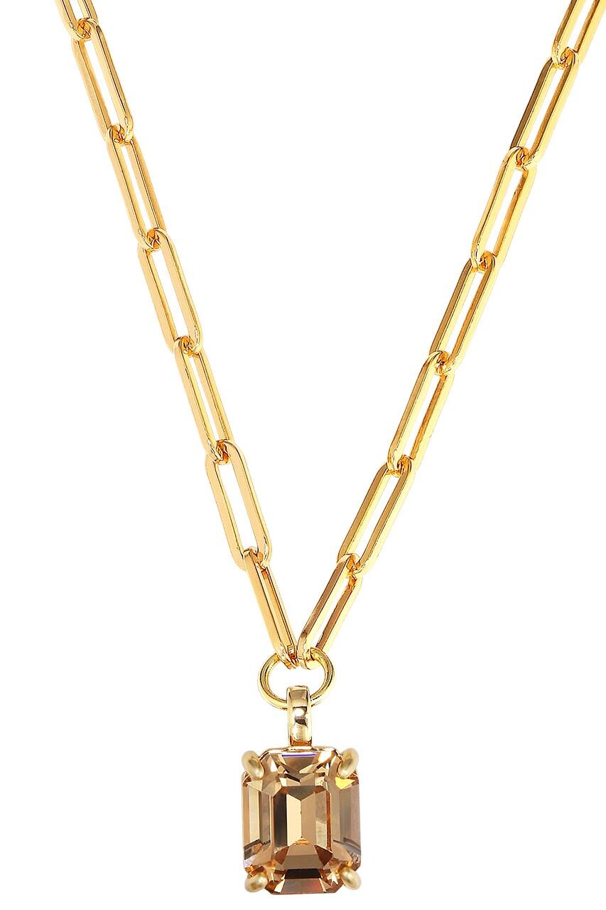 Dyrberg Kern Dyrberg/Kern Octa Necklace, Color: Golden, Onesize, Women