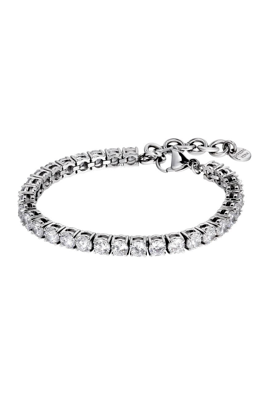 Dyrberg Kern Cobra Bracelet Color: Silver Crystal Onesize Women