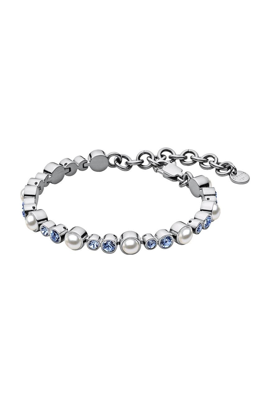 Dyrberg Kern Sacha Bracelet Color: Silver Blue Onesize Women