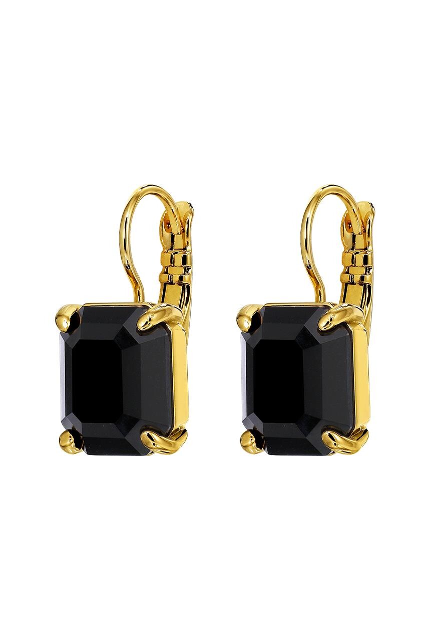 Dyrberg Kern Segin Earring, Color Gold Black, Onesize, Women