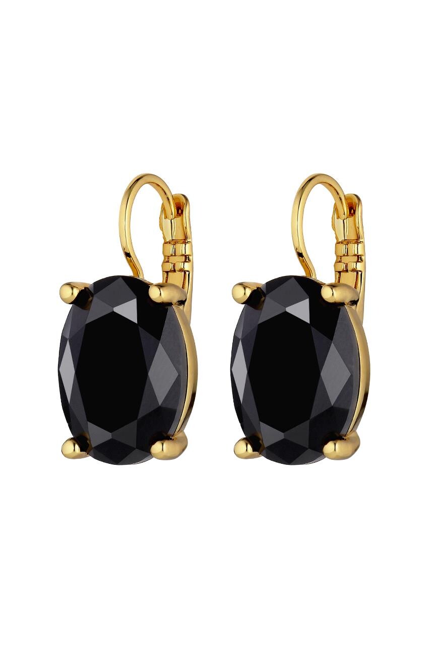 Dyrberg Kern Chantal Earring, Color Gold Black, Onesize, Women