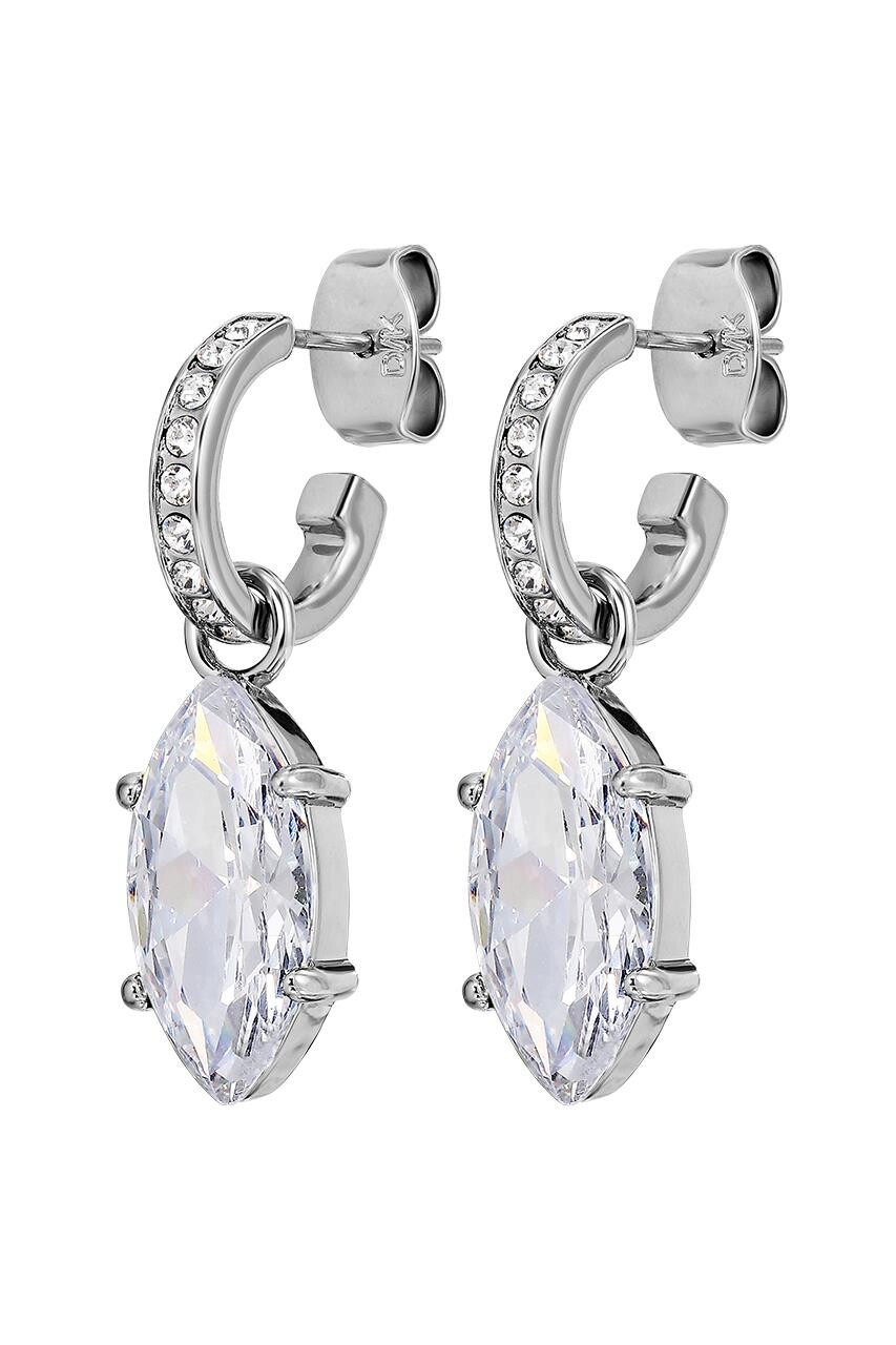 Dyrberg Kern Dyrberg/Kern Junipe Earring, Color: Silver/Crystal, Onesize, Women