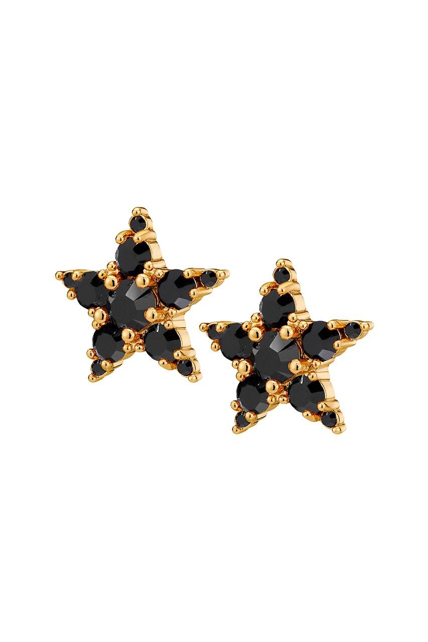 Dyrberg Kern Dyrberg/Kern Cana Earring, Color: Gold/Black, Onesize, Women