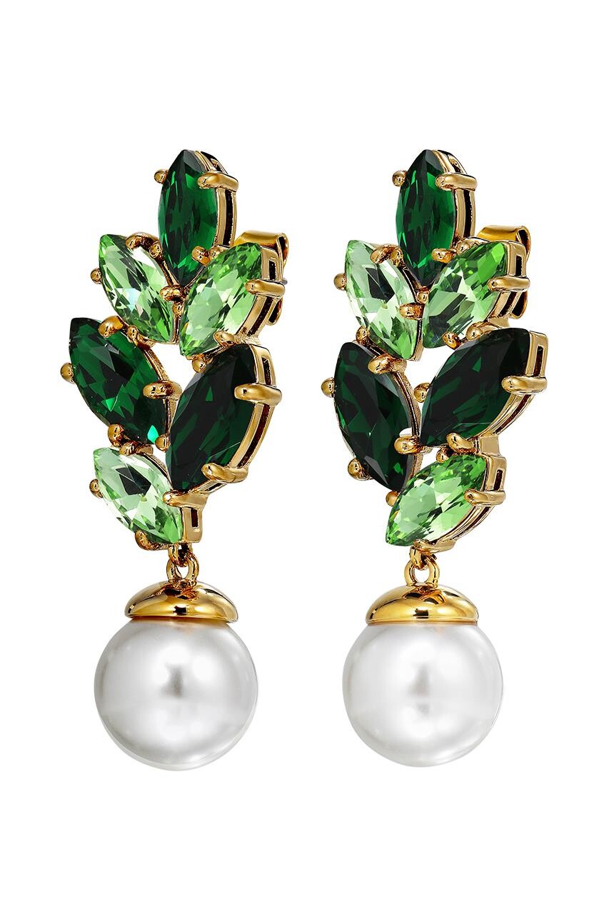 Dyrberg Kern Dyrberg/Kern Balete Earring, Color: Gold/White, Onesize, Women