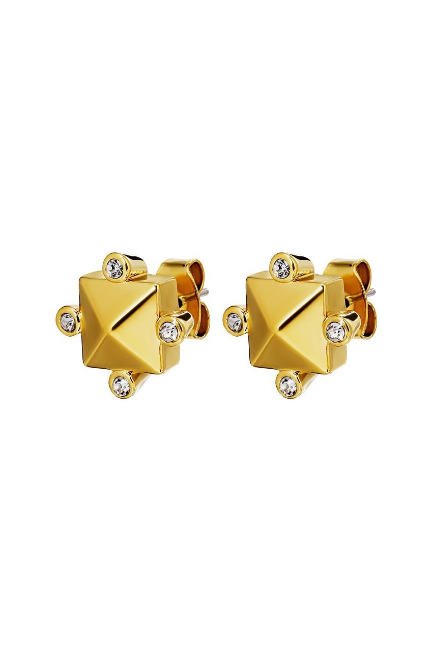 Dyrberg Kern Chira Earring, Color Gold Crystal, Onesize, Women