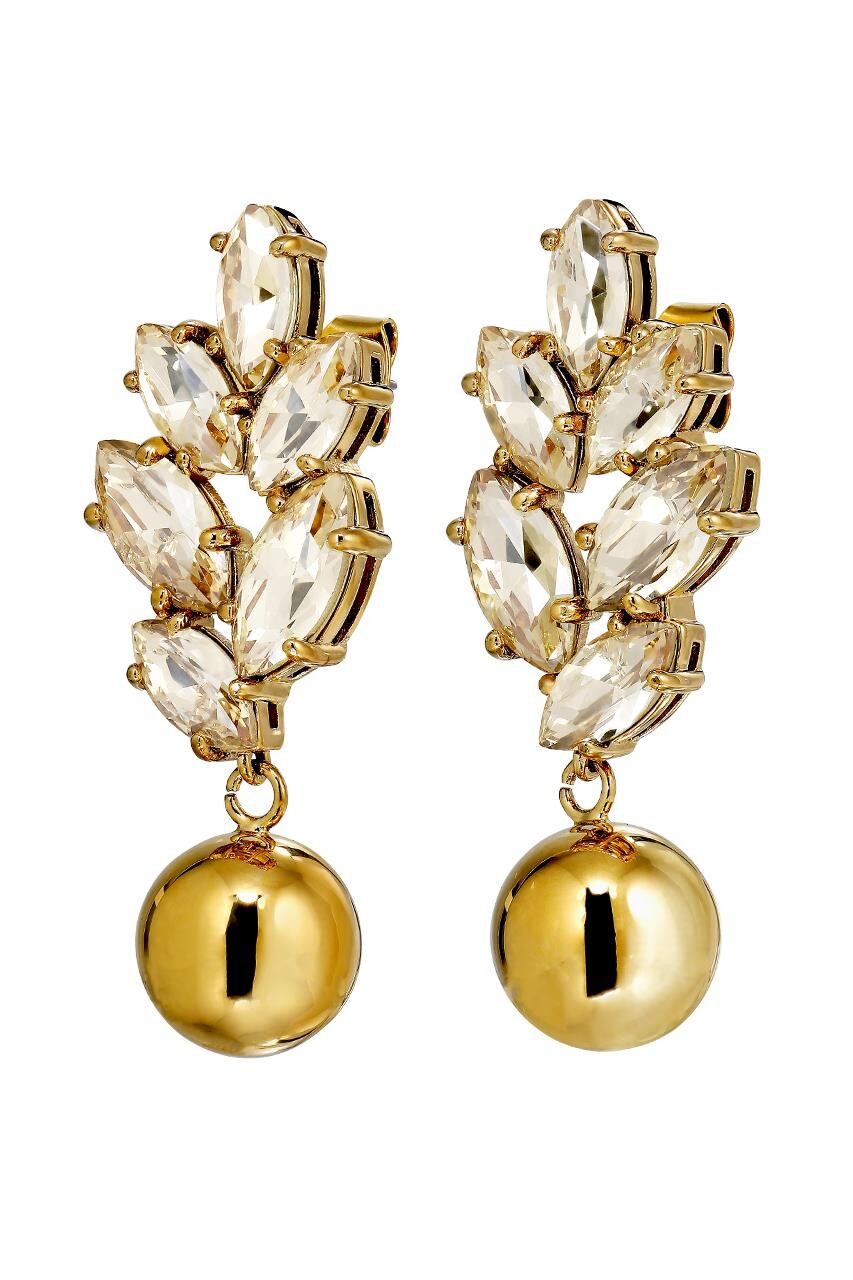 Dyrberg Kern Dyrberg/Kern Balette Earring, Color: Golden, Onesize, Women