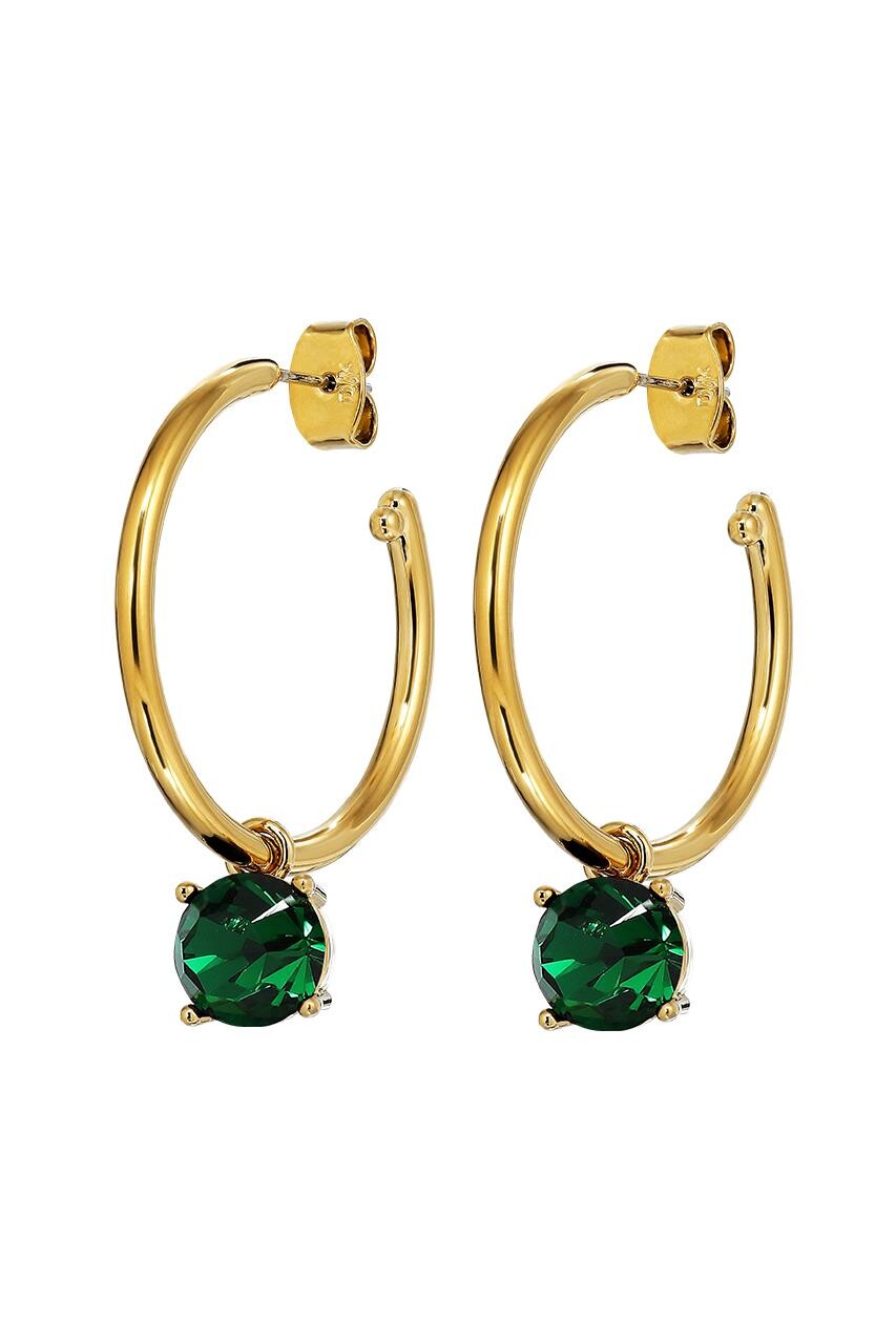 Dyrberg Kern Diega Earring, Color Gold Green, Onesize, Women