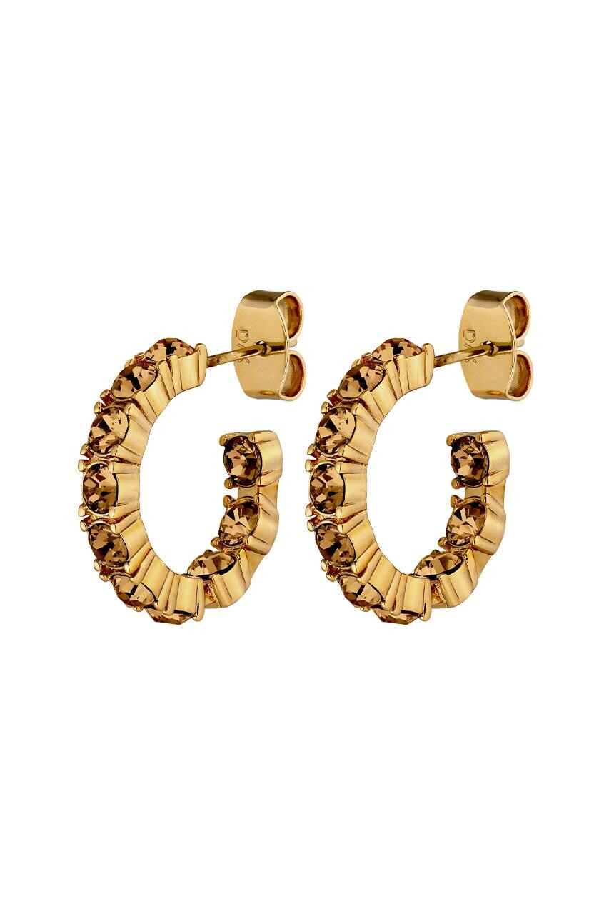 Dyrberg Kern Raquel Earring, Color Gold Brown, Onesize, Women