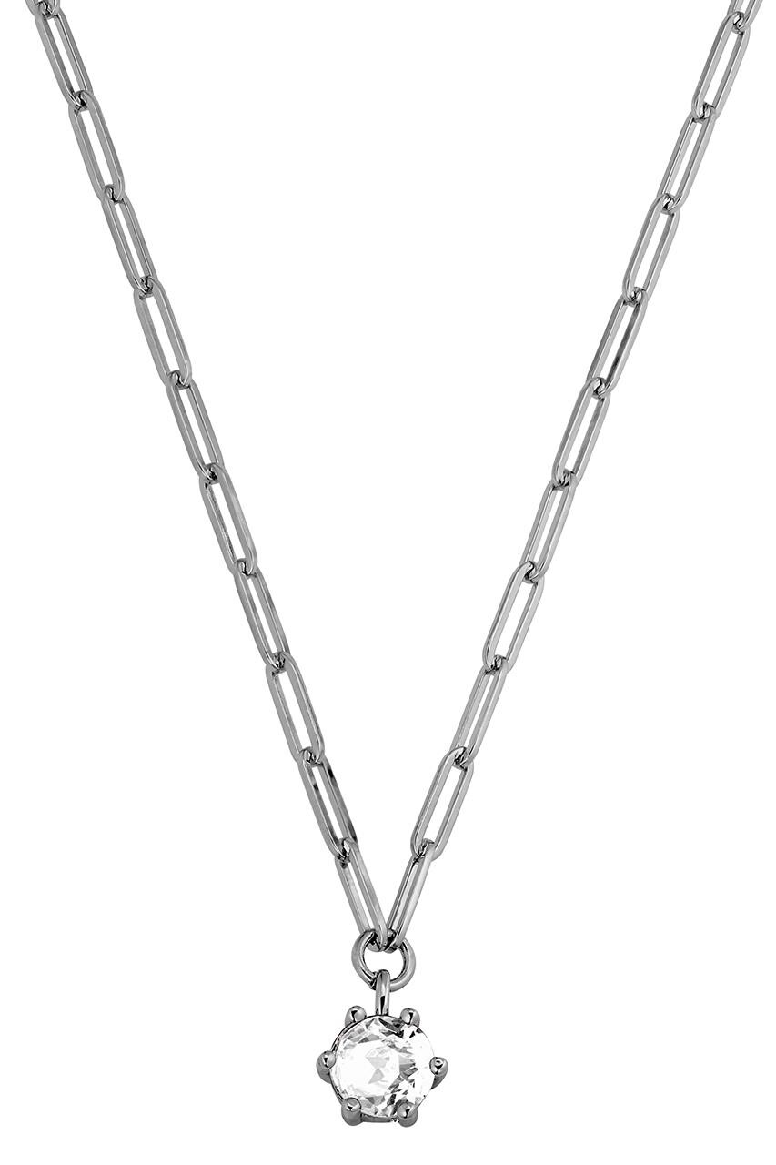 DYRBERG KERN TESSA NECKLACE 480133 (Silver, Crystal, ONESIZE)