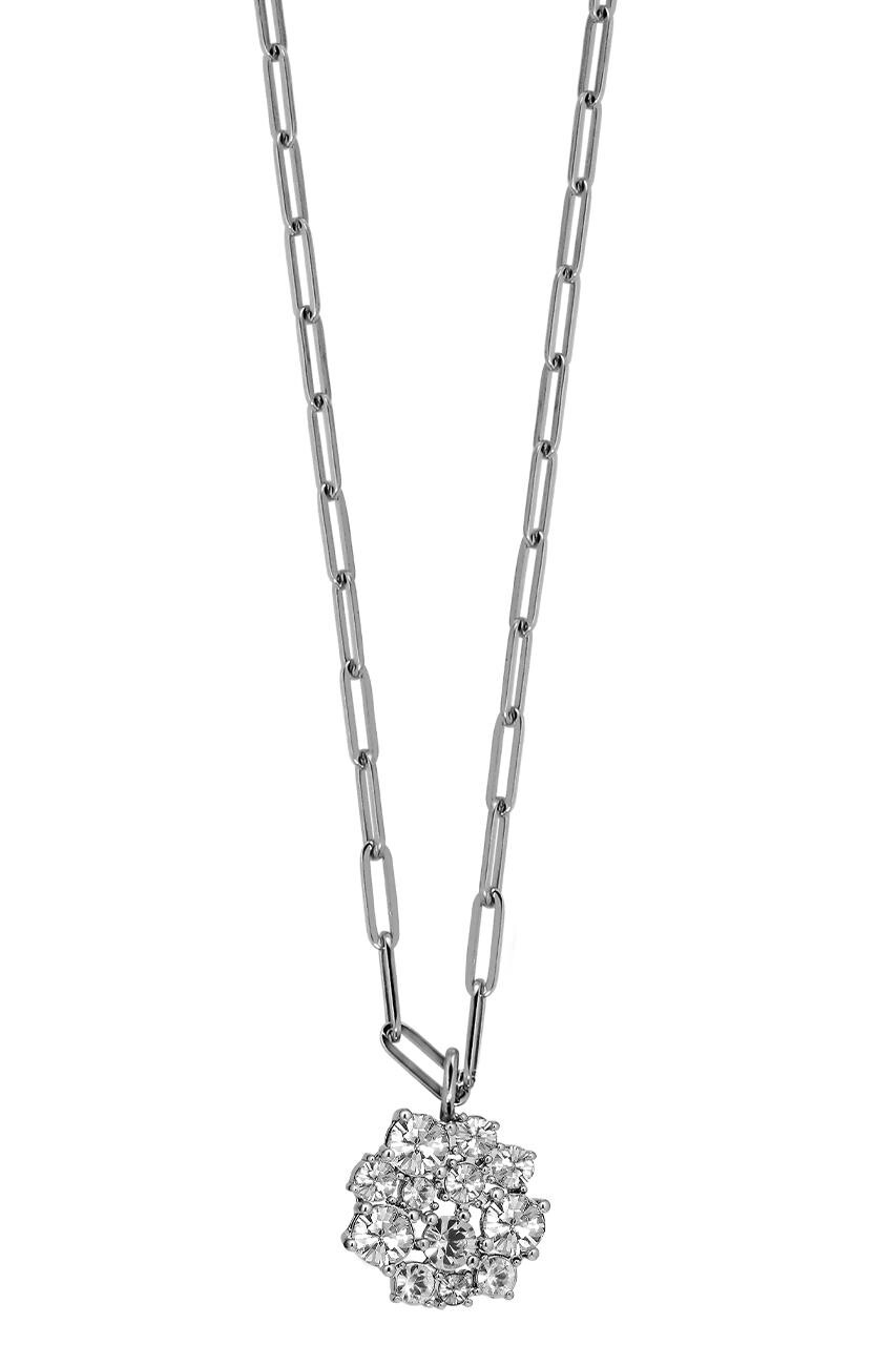 DYRBERG KERN COLT NECKLACE 480135 (Silver, Crystal, ONESIZE)