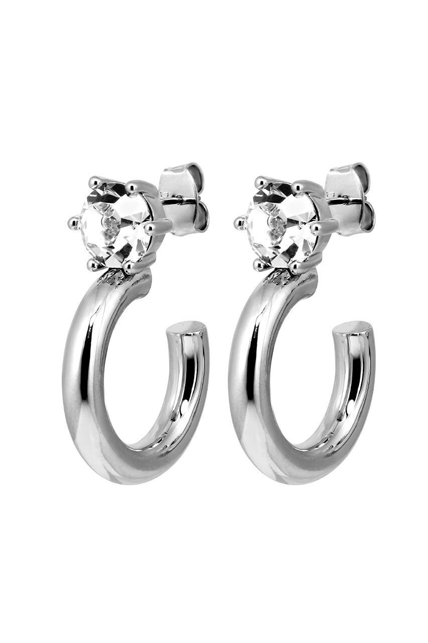 DYRBERG KERN QUINTE EARRING 480078 (Silver, Crystal, ONESIZE)