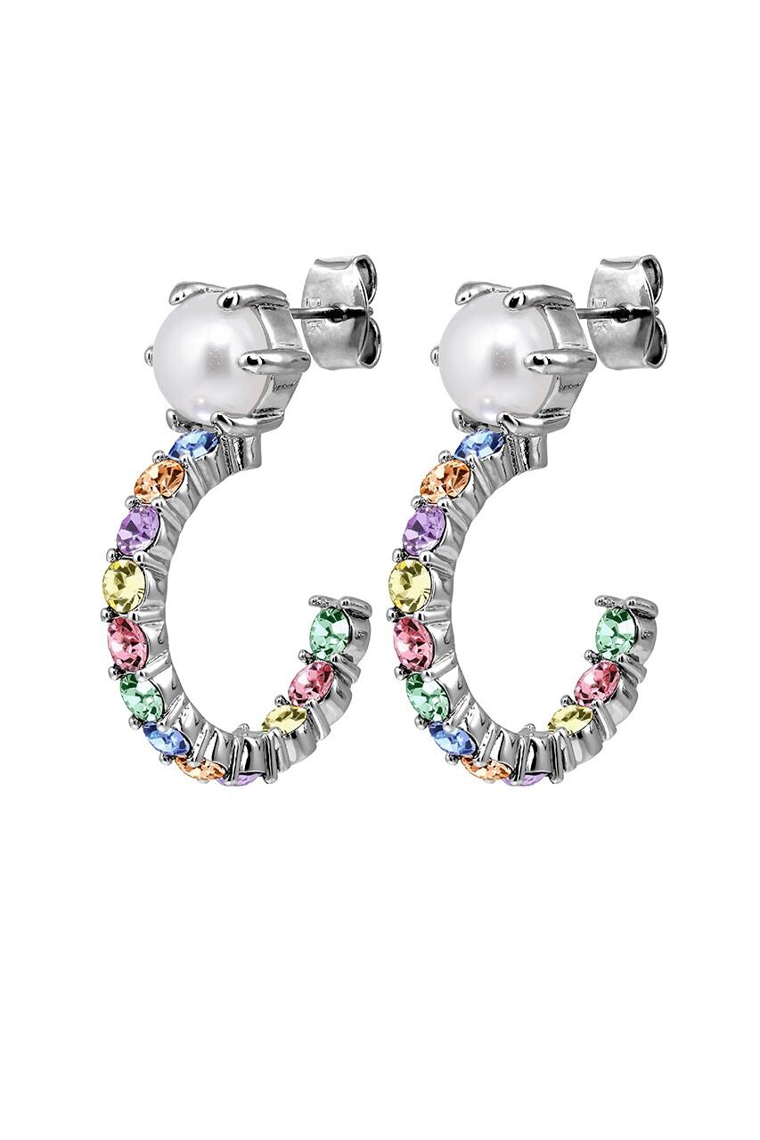 DYRBERG/KERN ESPRIT EARRING 480093 (Silver, Pastel, ONESIZE)