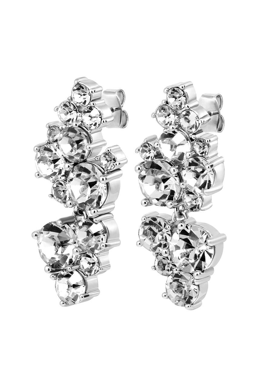 DYRBERG/KERN MARIGOLD EARRING 480045 (Silver, Crystal, ONESIZE)