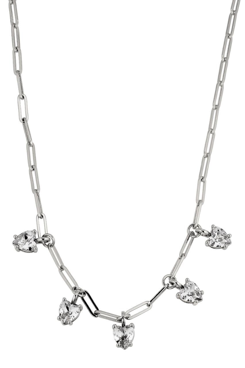DYRBERG KERN SOUL NECKLACE 480111 (Silver, Crystal, ONESIZE)
