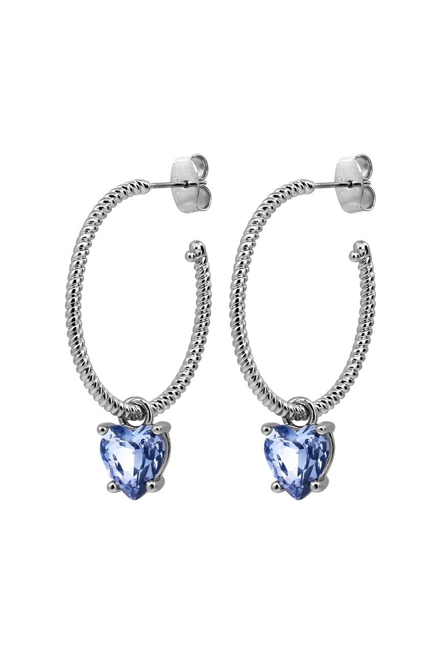 DYRBERG KERN ELANA EARRING 480033 (Silver, Blue, ONESIZE)