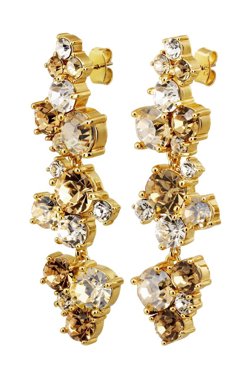 DYRBERG/KERN MAYHEM EARRING 480043 (Gold, Golden, ONESIZE)