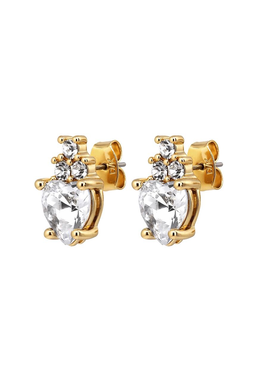 DYRBERG KERN HACOC EARRING 480027 (Gold, Crystal, ONESIZE)