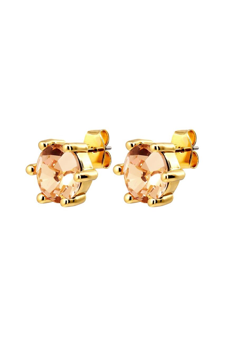 DYRBERG KERN CRAZE EARRING 480074 (Gold, Orange, ONESIZE)
