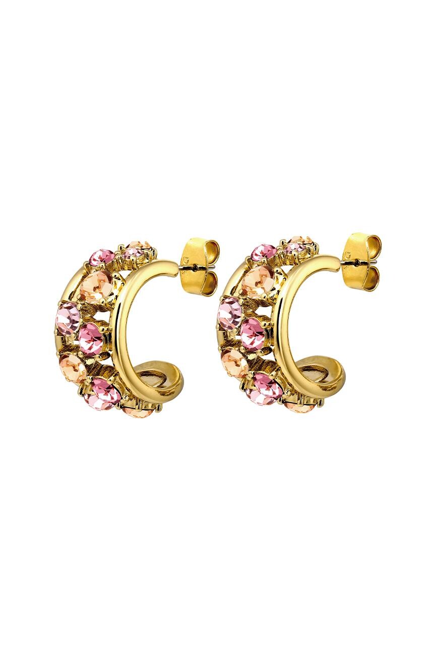 DYRBERG KERN ASTOR EARRING 480022 (Gold, Rose, ONESIZE)