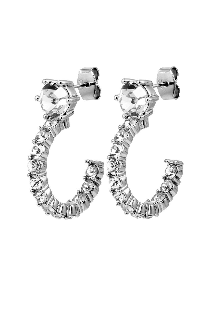 DYRBERG/KERN ESPRIT EARRING 480098 (Silver, Crystal, ONESIZE)