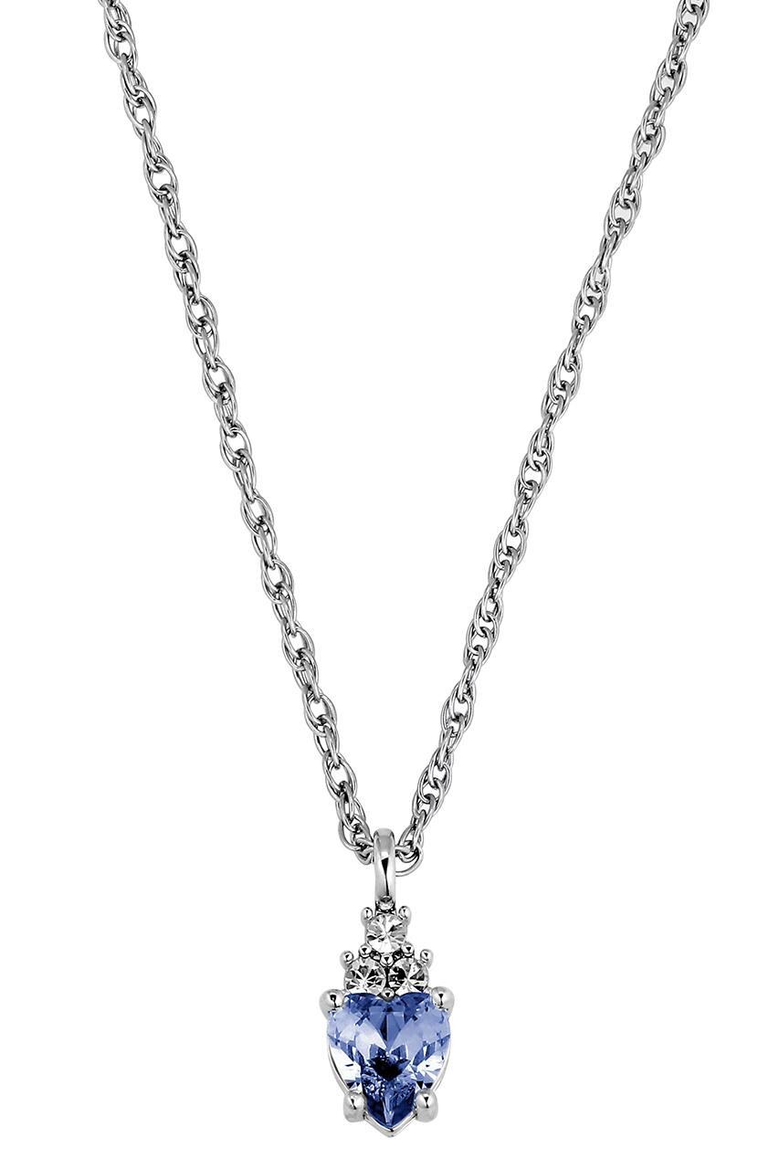 DYRBERG KERN SPIRA NECKLACE 480003 (Silver, Blue, ONESIZE)