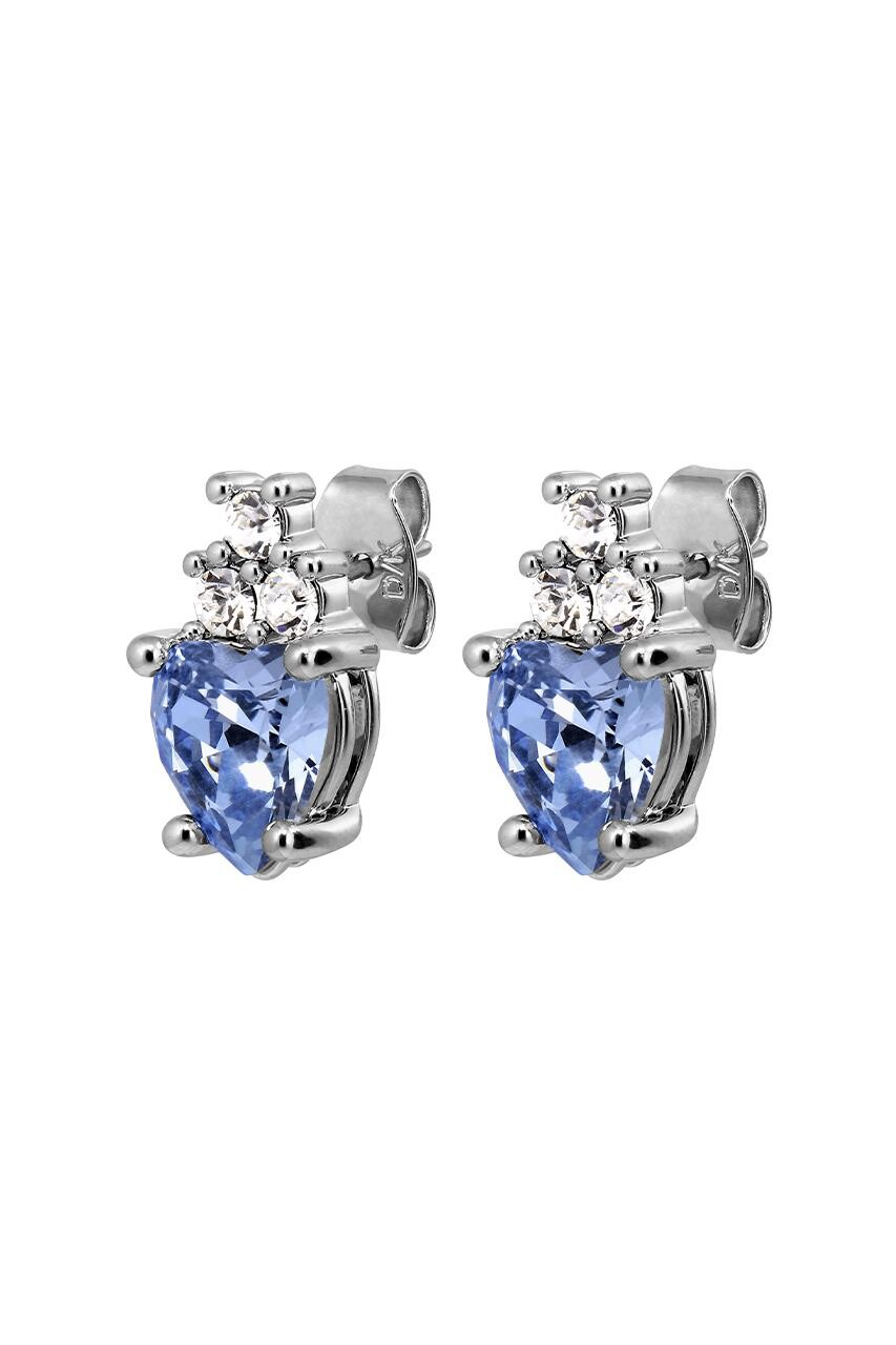 DYRBERG KERN HAVOC EARRING 480030 (Silver, Blue, ONESIZE)