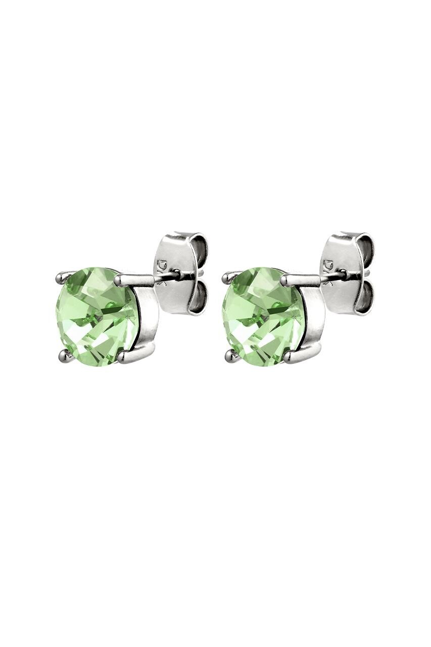 DYRBERG KERN DAZE EARRING 480174 (Silver, Green, ONESIZE)