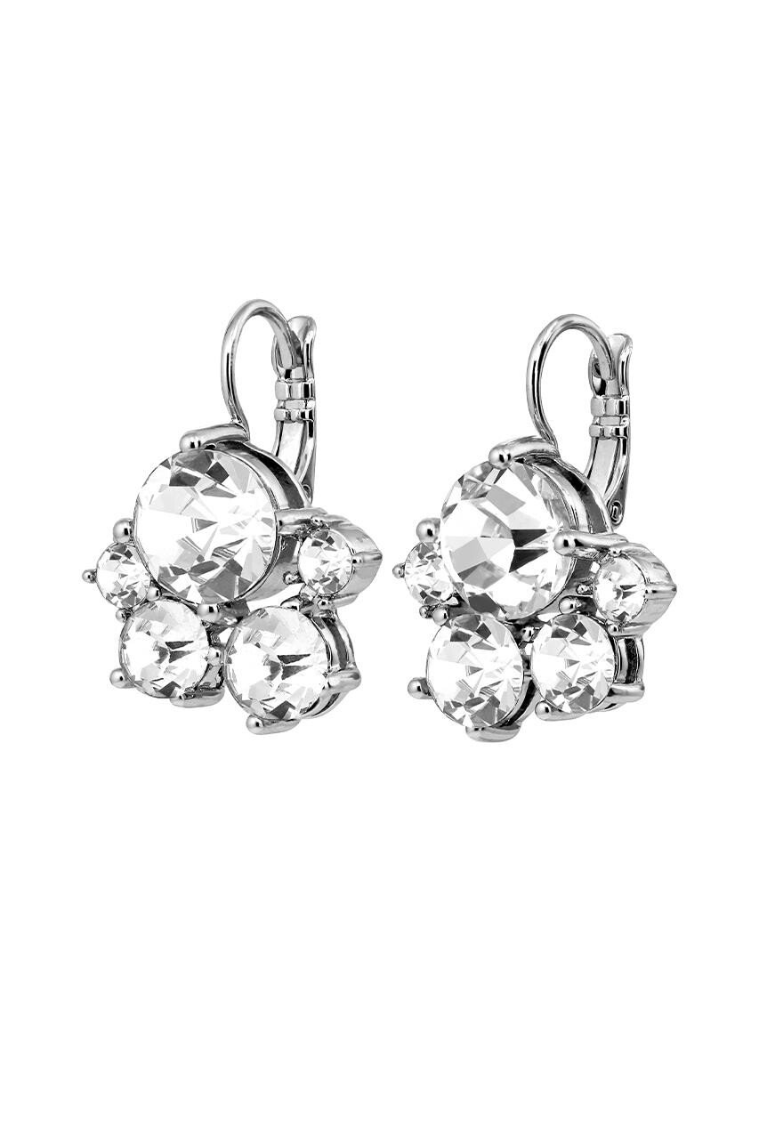 DYRBERG KERN DISAR EARRING 480092 (Silver, Crystal, ONESIZE)