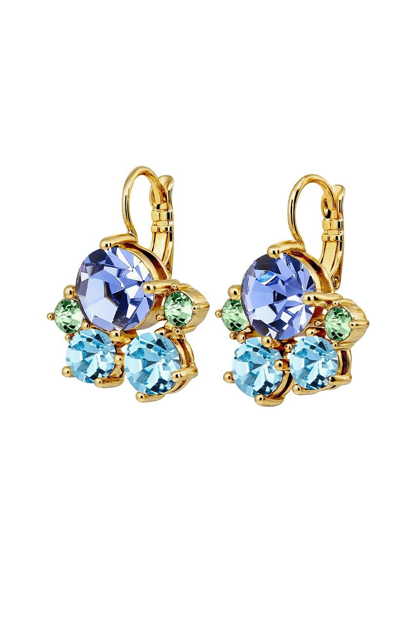 DYRBERG KERN DISAR EARRING 480089 (Gold, Blue, ONESIZE)