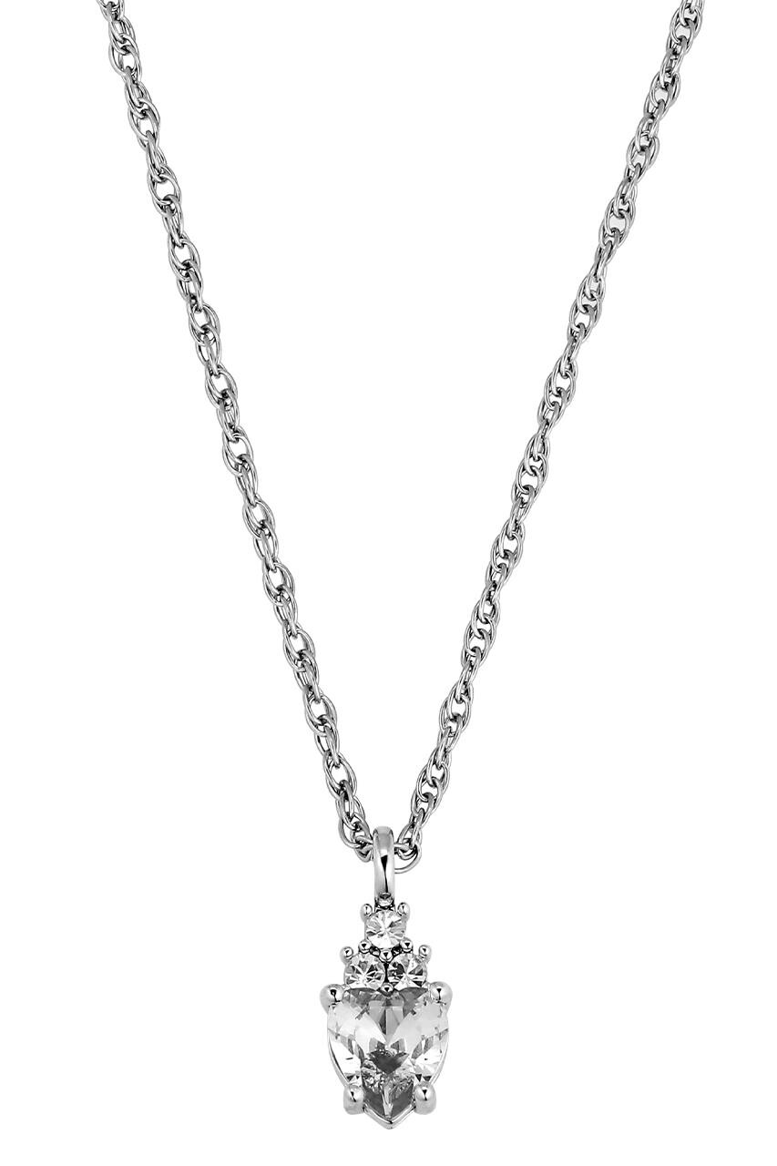 DYRBERG KERN SPIRA NECKLACE 480001 (Silver, Crystal, ONESIZE)