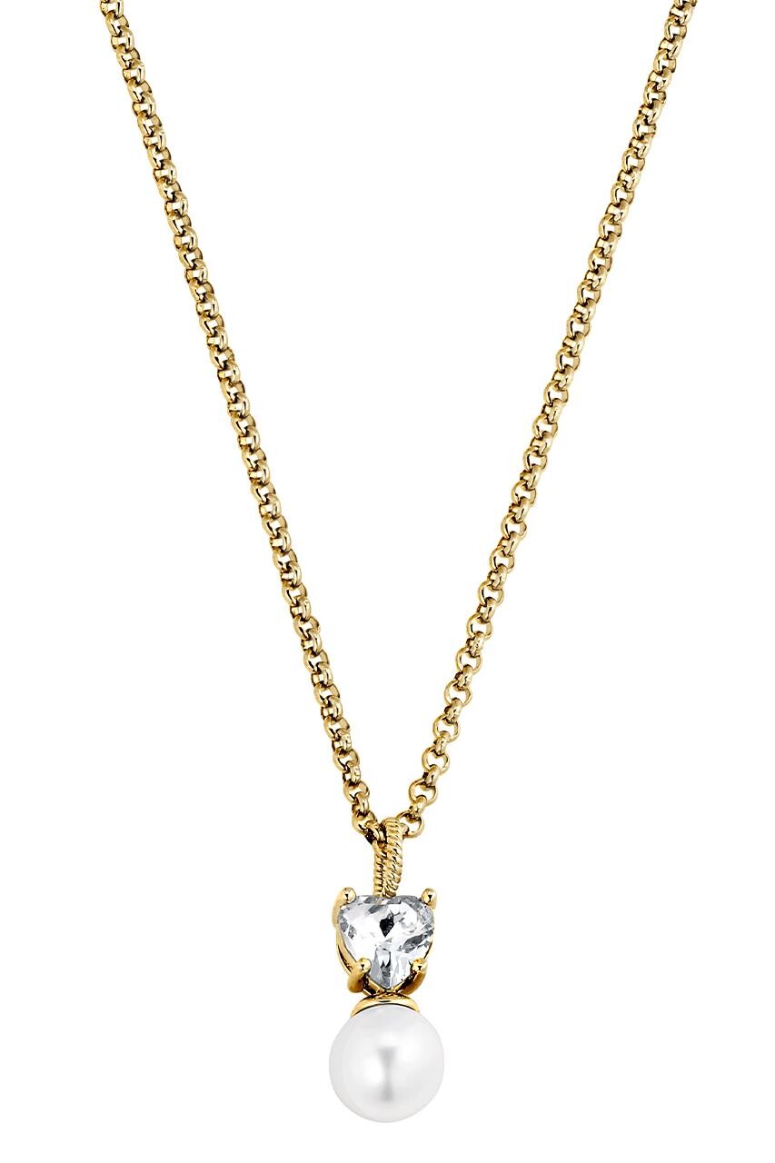 DYRBERG KERN COLUME NECKLACE 480119 (Gold, White, ONESIZE)