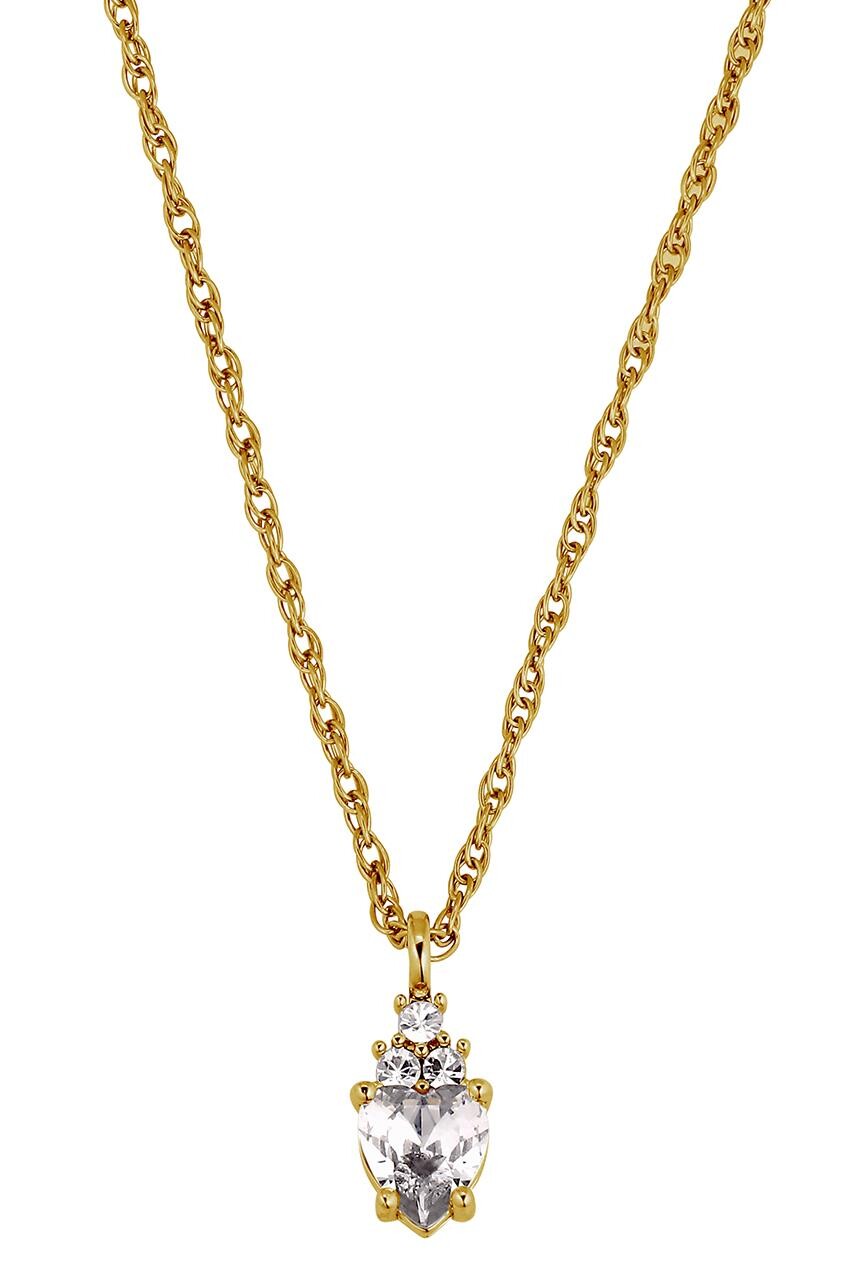 DYRBERG KERN SPIRA NECKLACE 480000 (Gold, Crystal, ONESIZE)