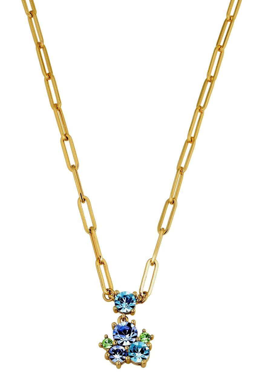 DYRBERG KERN TANZY NECKLACE 480123 (Gold, Blue, ONESIZE)