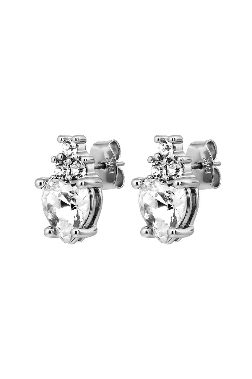 DYRBERG KERN HAVOC EARRING 480028 (Silver, Crystal, ONESIZE)