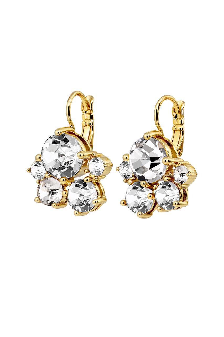 DYRBERG KERN DISAR EARRING 480087 (Gold, Crystal, ONESIZE)