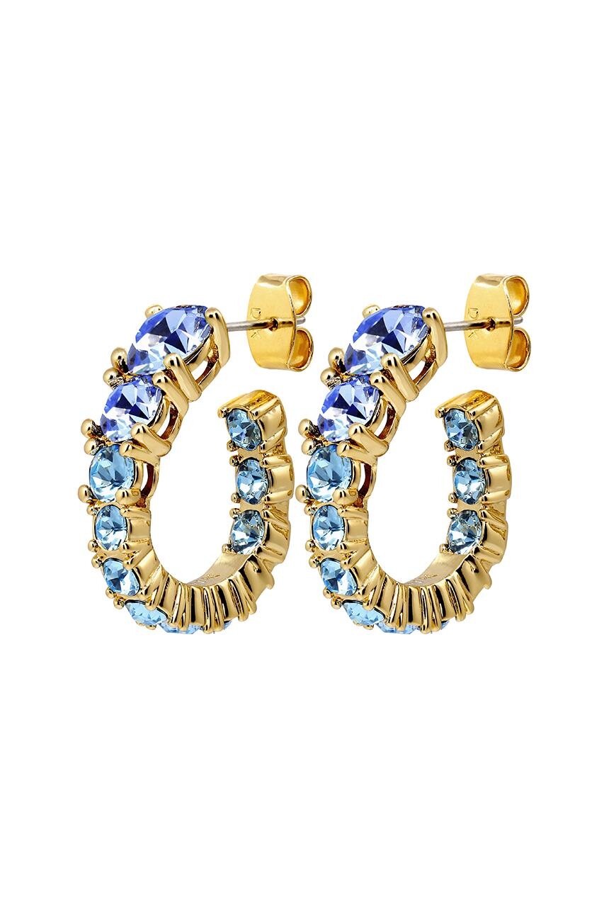DYRBERG KERN KOLOS EARRING 480026 (Gold, Blue, ONESIZE)