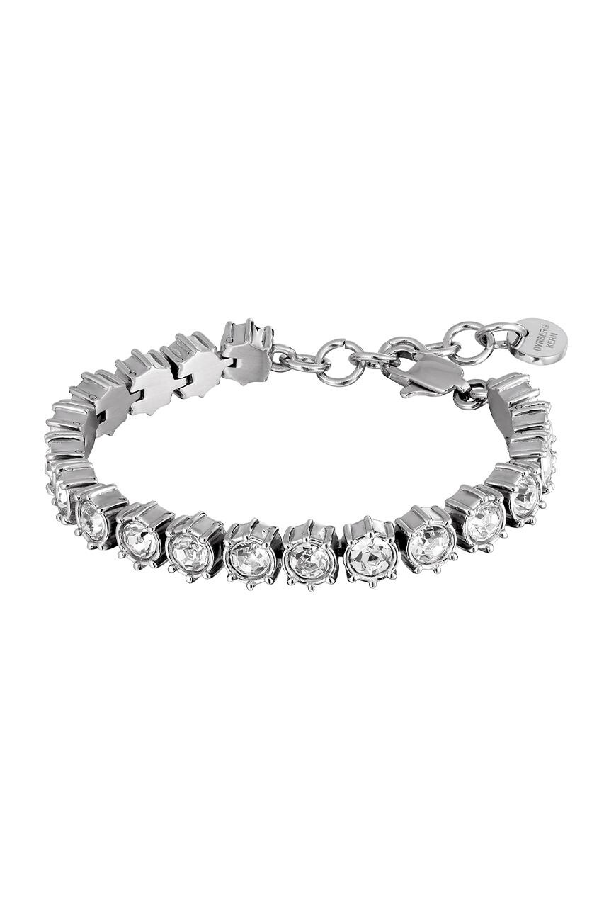 DYRBERG/KERN COURAGE BRACELET 480148 (Silver, Crystal, ONESIZE)