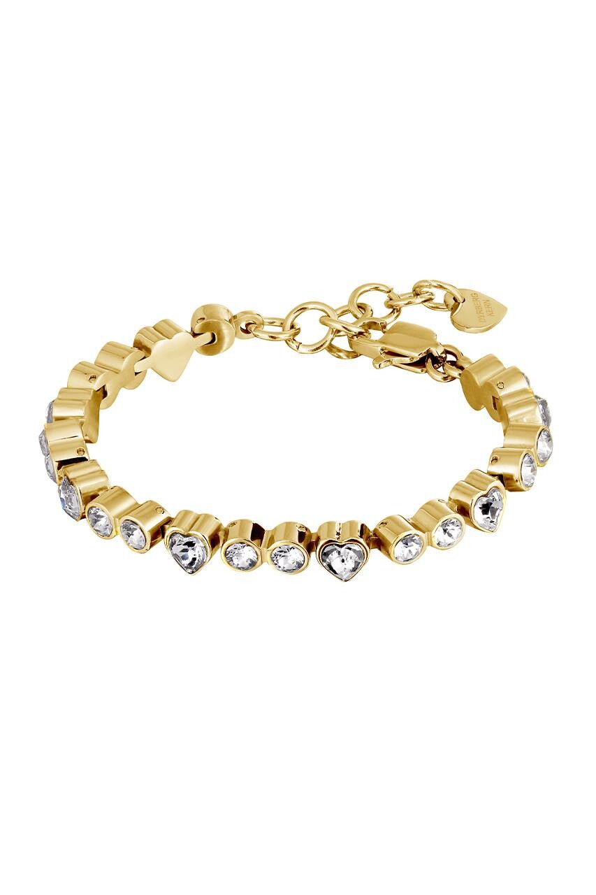 DYRBERG/KERN FURY BRACELET 480140 (Gold, Crystal, ONESIZE)
