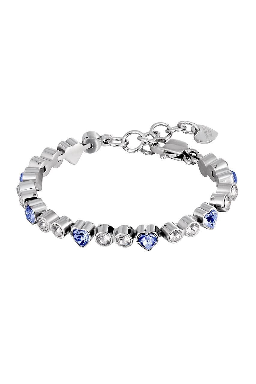 DYRBERG/KERN FURY BRACELET 480143 (Silver, Blue, ONESIZE)