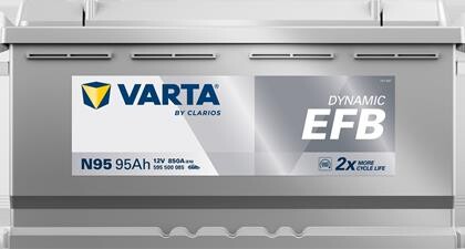 Batteri 95Ah/12V/353x175x190 <br />Start - Auto - EFB