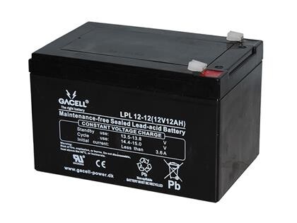 Batteri 12Ah/12V/151x98x95 <br />Stationær - AGM - Longlife