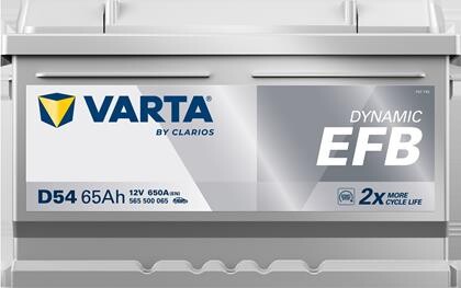 Batteri 65Ah/12V/278x175x175 <br />Start - Auto - EFB