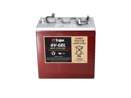 Batteri 189Ah/6V/260x181x276 <br />Drift - GEL - Deep Cycle