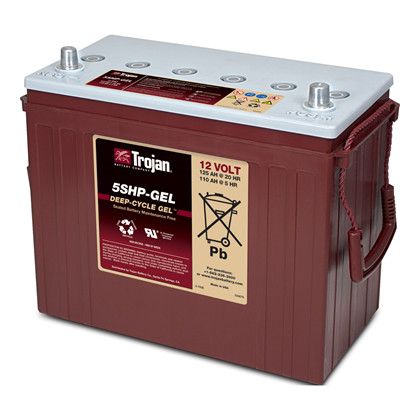 Batteri 125Ah/12V/345x171x280 <br />Drift - GEL - Deep Cycle