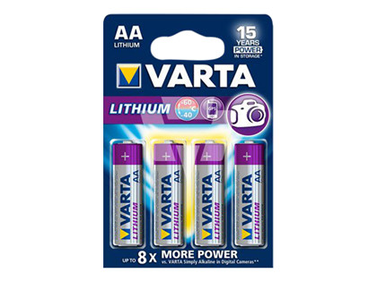Batteri 2,75Ah/1,5V - AA <br />Elektronik - Lithium