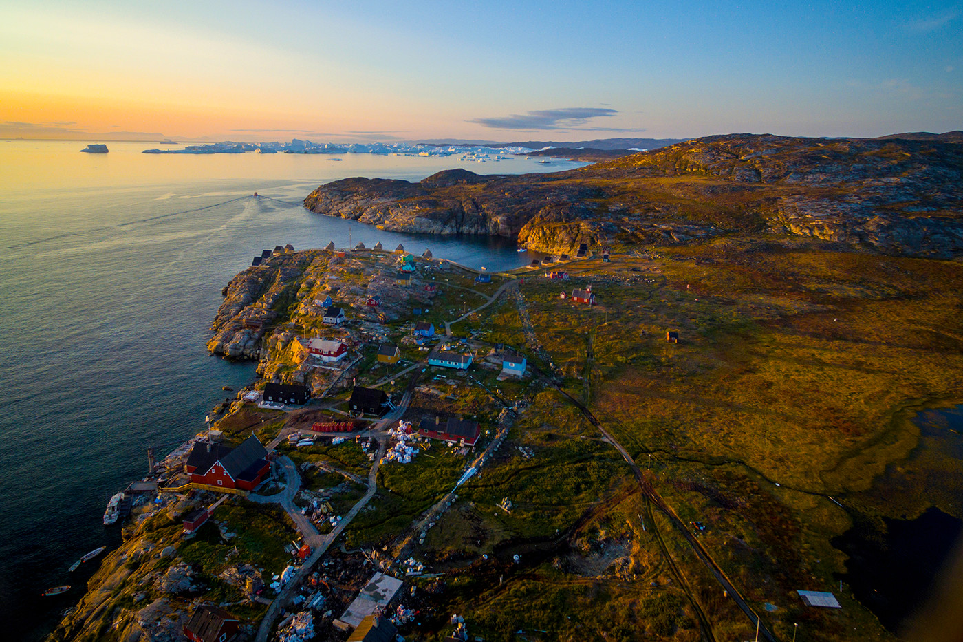 Bygder og byer i Grønland