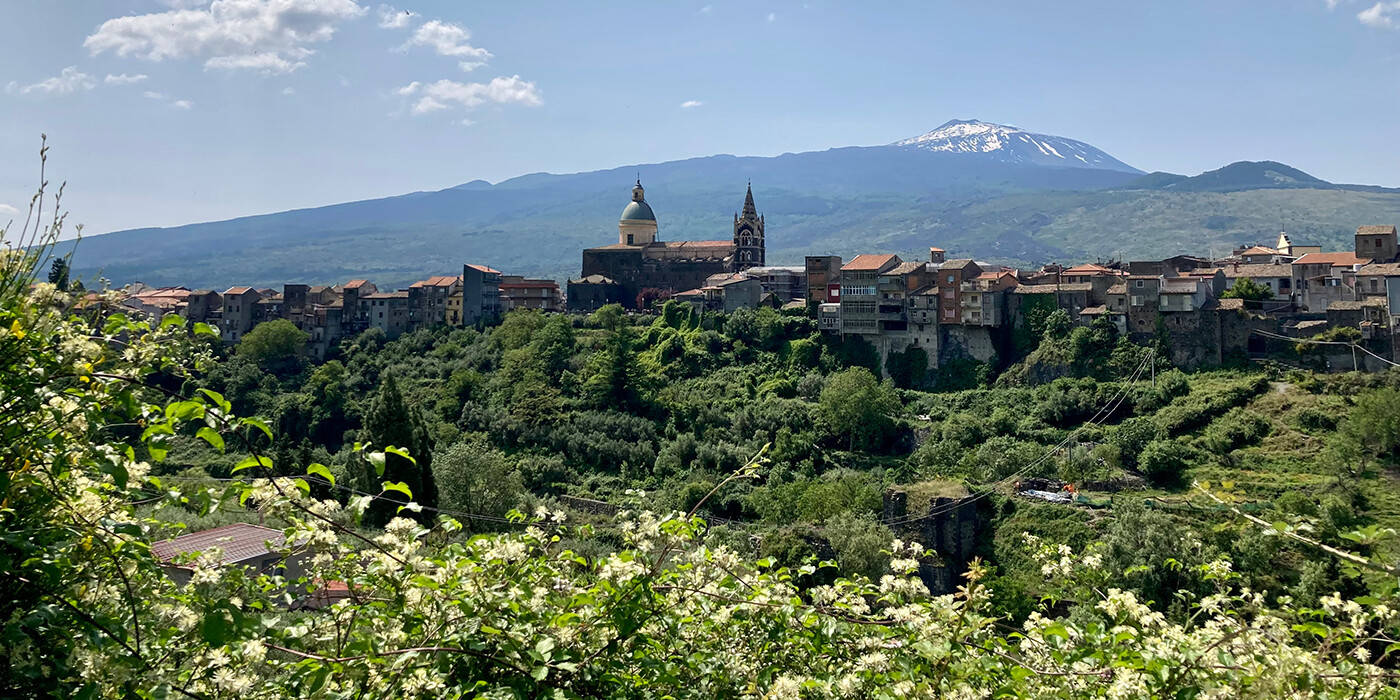 Middelalderbyen Randazzo 