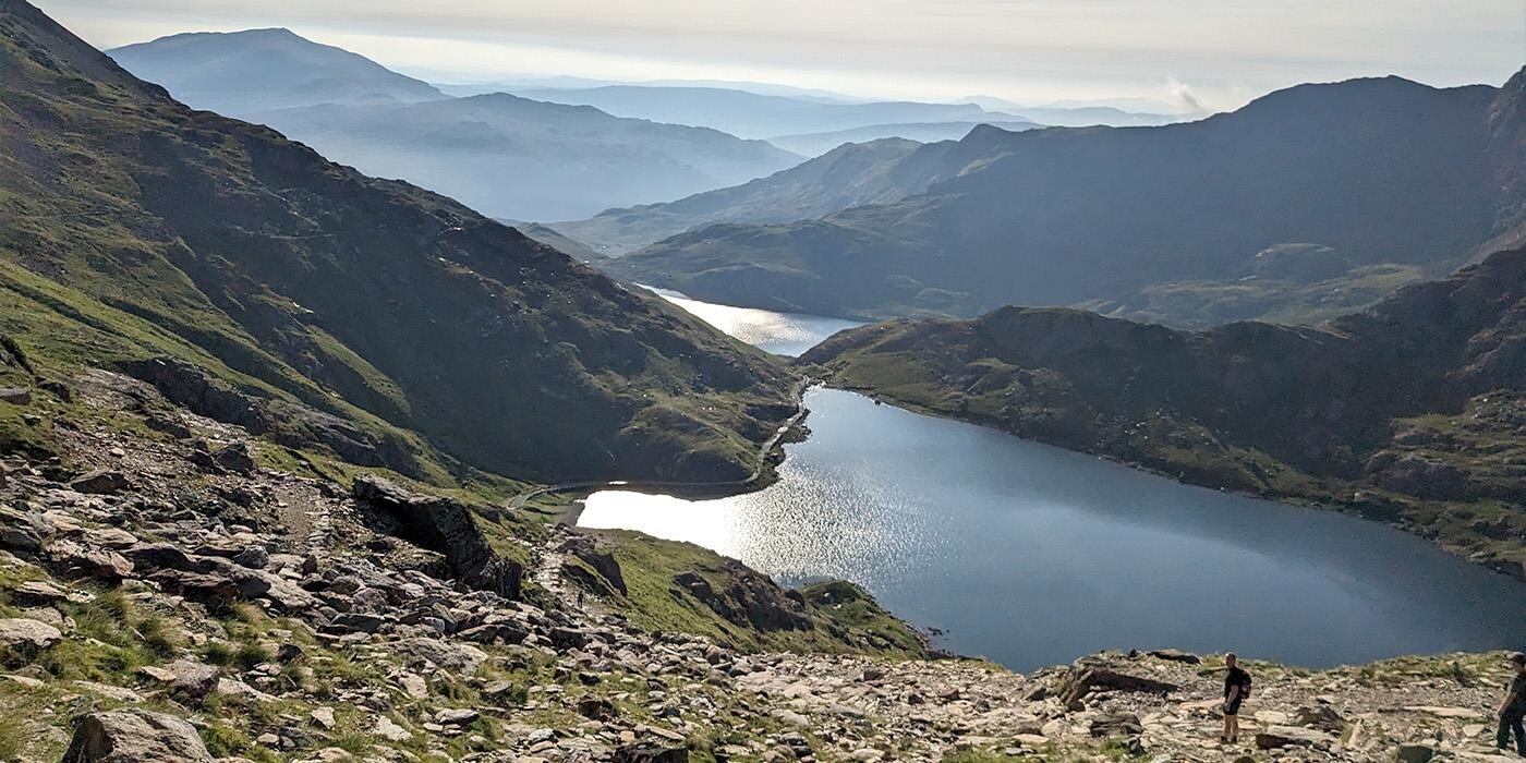 Udsigt fra Mount Snowdon