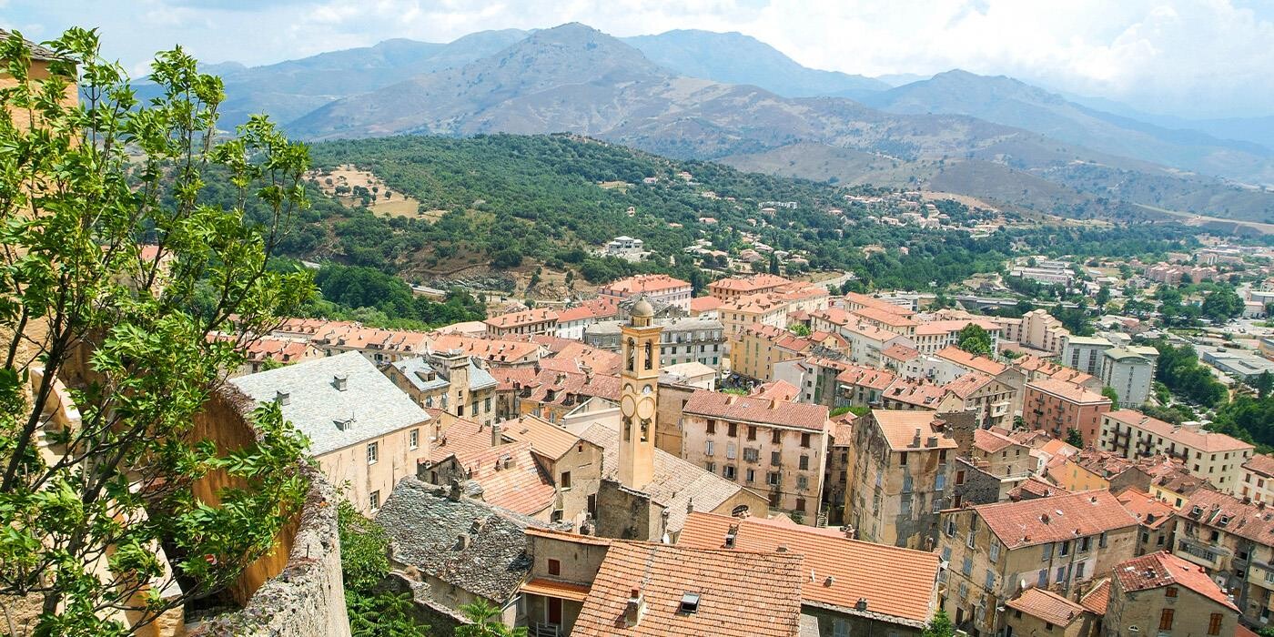 Corte, Korsikas gamle hovedstad. 